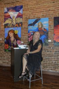 Dr. Kyra Belan at Arts for ACT Gallery in September